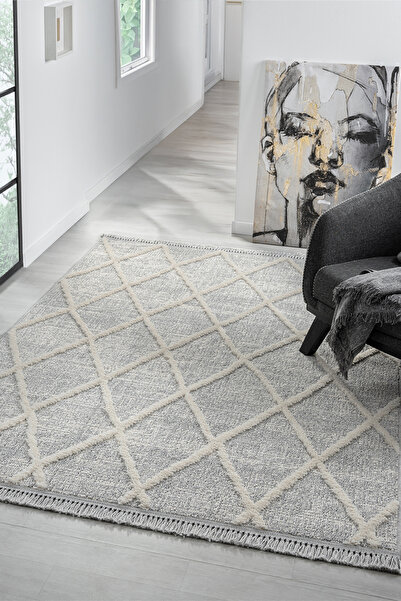 MELARİS HALI Marimba Bukle Yumuşak Örgü Dokuma Halı Post Shaggy Çocuk Oturma Odası Salon Mutfak Halısı