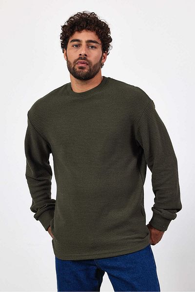 Weyeze Long Sleeve Jacquard T-Shirt Af-K32023Lns