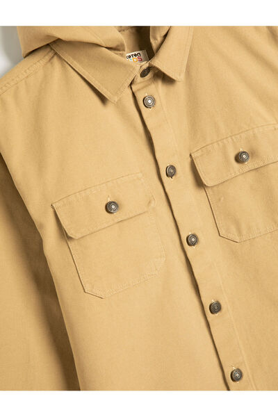 Koton Mevsimlik Ceket Cep Detaylı Pamuklu