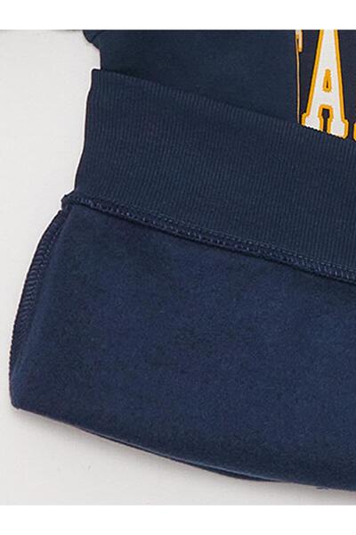 LC Waikiki Μακρυμάνικο Oversize Γυναικείο Φούτερ Crew Neck - Τυπωμένο