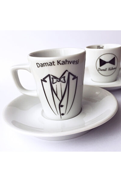 Damat Kahvesi Smokin Kahve Fincanı
