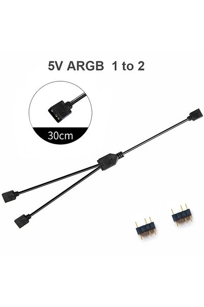 Choice كابل مزامنة اللوحة الأم 30 سم 5 فولت 1 إلى 2 4 سنون 12 فولت RGB 3 سنون 5 فولت ARGB 1 إلى 2/1 إلى 3/1 إلى 4/1 إلى 5 تمديد