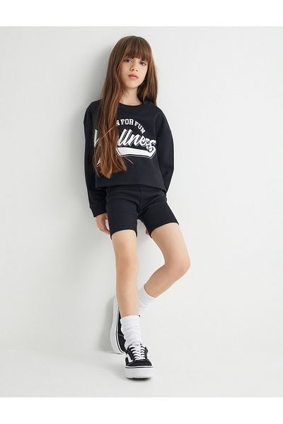 Koton Set aus Sweatshirt und Shorts aus Baumwolle, Doppelpack