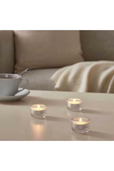 ESSTA Fınsmak Tealight Mumluk, Reçellik, Kahve Yanı Sunumluk, Sosluk, Cam (10...