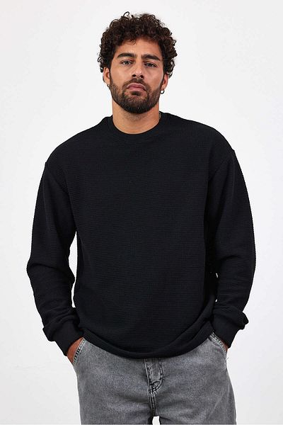 Weyeze Long Sleeve Jacquard T-Shirt Af-K32023Lns