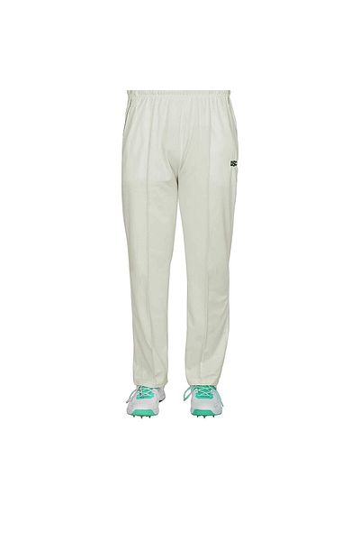 DSC Atmos Polyester Cricket Pant Size 32 (White/Navy)