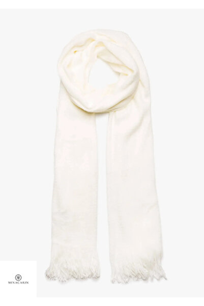 MinaCarin Unisex Plain White Thick Scarf