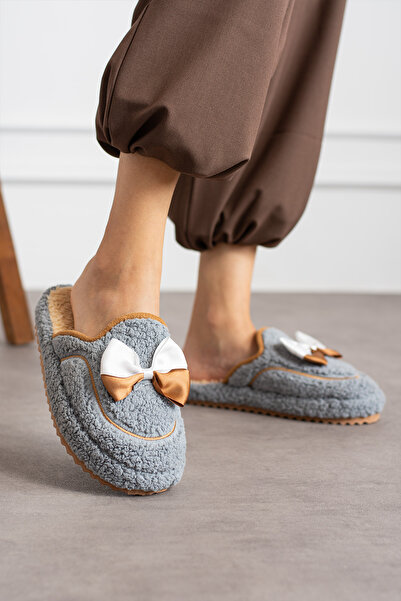 palermo home Papuci de damă Eva Sole Alarga Plush de sezon nou - culoare albastră