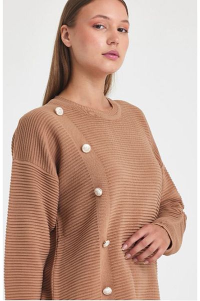 Store Buttoned Knitwear Sweater - Standard Size (Size S,M,L,Xl)