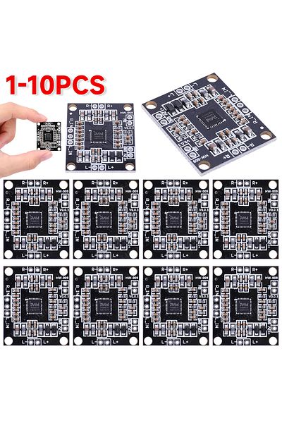 VKTECH 10-1pcs PAM8610 Digital Audio Amplifier Board 2x15W Voice Sound Amplifier Module Class D Two Chan...