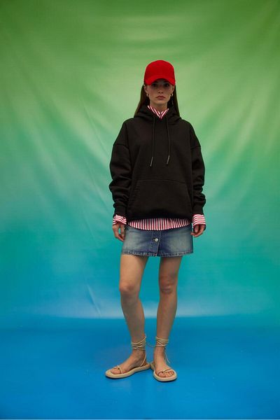 TUBİA Oversize Hooded Sweatshirt