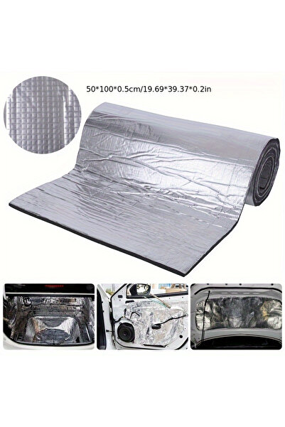 Choice رغوة عزل حراري وصوتي للسيارات الفضية من رقائق الألومنيوم ذاتية اللصق عازل حراري وصوتي