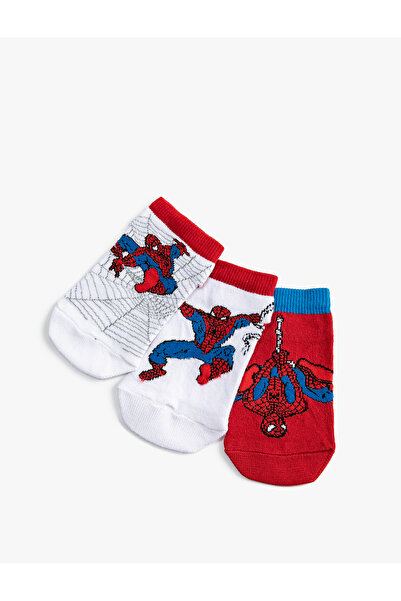 Koton Férfi nyomtatott 3 részes pókzokni készlet - Licensed