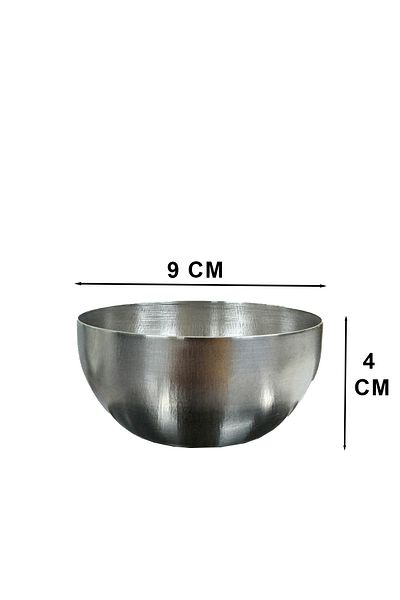 FİTHOME Stainless Steel 4-Piece Snack Bowl Set - Ideal for Stylish Design and Long-Lasting Use