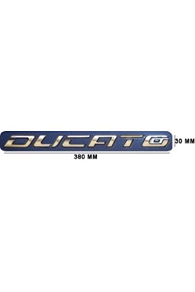 EDEXPORT FİAT Uyumlu DUCATO Krom Yazı Kesik 30*380 mm