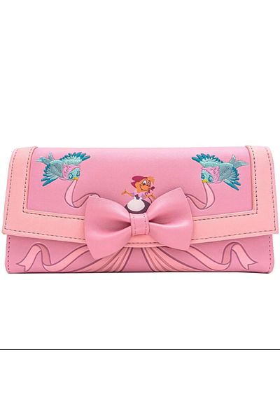 Choice Black New Disney Loungefly Cinderella 70th Anniversary Pink Dress Flip Purse Women's Handbag Handbag