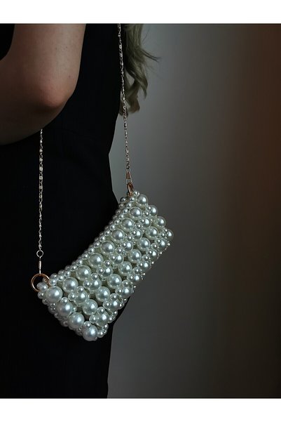 vivozza Pearl Bag Pearl Bag Pearl Bead Bag Evening Dress Bag Bridal Bag Invitation Bag Wedding Bag