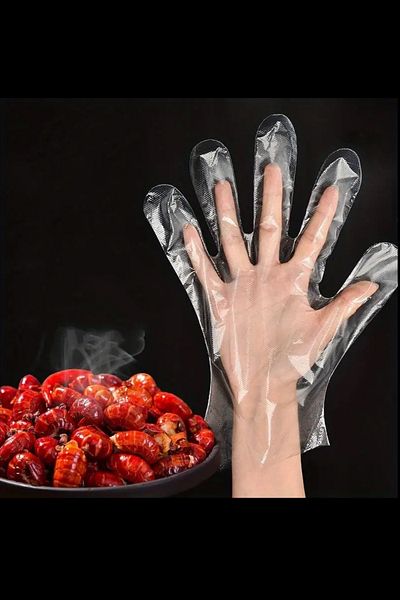 Özkan Ambalaj Temizlik Disposable Spray Bag Gloves 200 Pieces