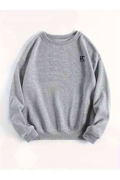 Karatopak Gât crew unisex oversize imprimat