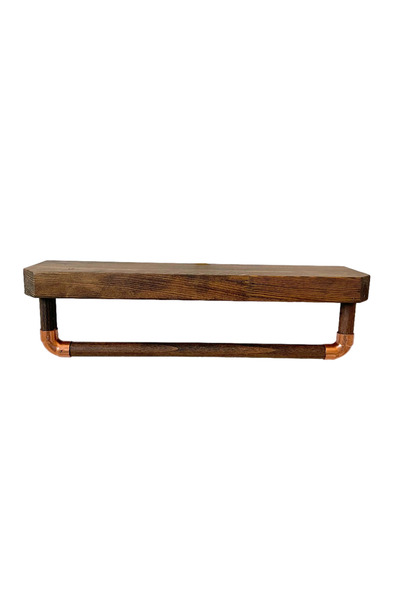 Handmade Ahşap banyo rafı, Banyo havluluk