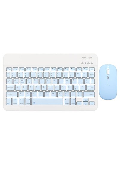 nextbuy Bluetooth Akıllı Klavye ve Mause Seti Taşınabilir Şarj Edilebilir Kablosuz Tüm Cihazlara Uyumlu