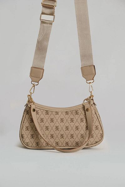 larosee Geantă de umăr și crossbody bagheta cu model monogramă pentru femei