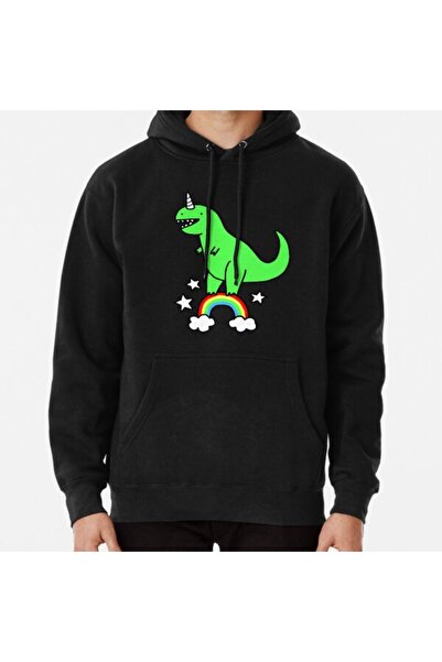 Hvit Stein سويت شيرت بطبعة تي ريكسكورن