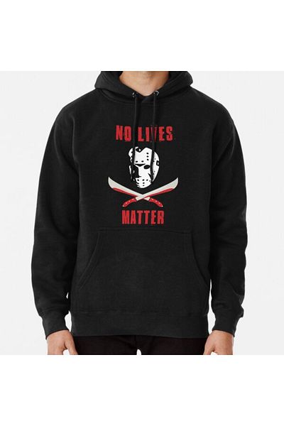 Hvit Stein Суитшърт с щампа „No Lives Matter“