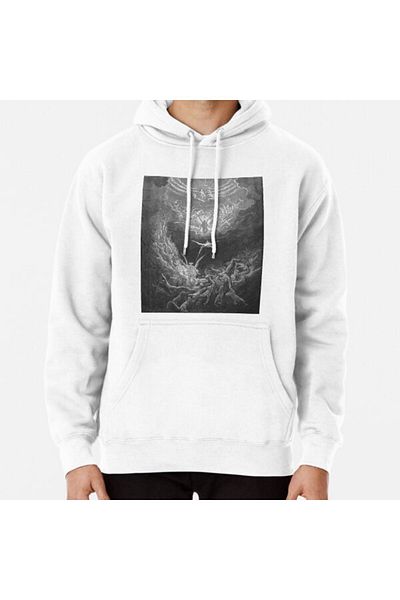 Hvit Stein Gustave Dore La Sainte Bible Jugement Latest Printed Sweatshirt