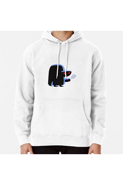 Hvit Stein Φούτερ με στάμπα Hash Slinging Slasher