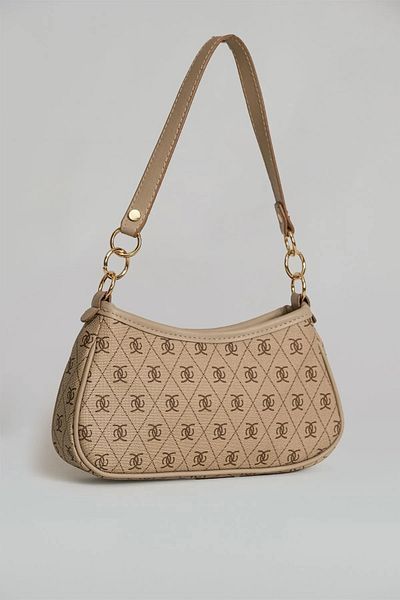 larosee Geantă de umăr și crossbody bagheta cu model monogramă pentru femei
