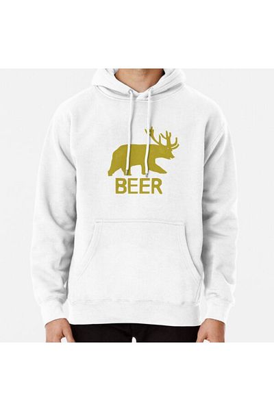 Hvit Stein Hanorac cu glugă Trevor's BEER - Hanorac imprimat Episodul 1
