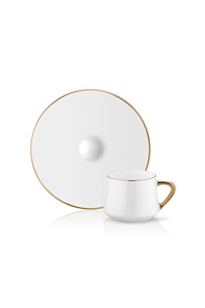 Koleksiyon Sufi Türk Kahve Fincanı Seti 2'li Altın HK