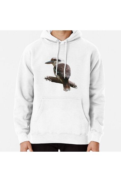 Hvit Stein Hanorac imprimat Kookaburra