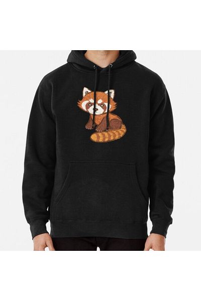 Hvit Stein Φούτερ με στάμπα Red Panda