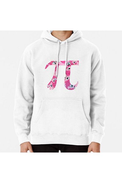 Hvit Stein Φούτερ με στάμπα pinkie pi