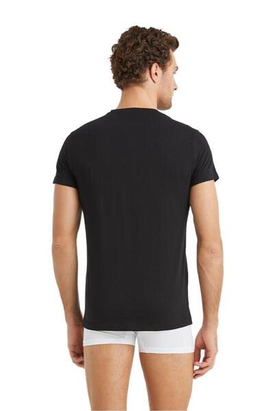 Blackspade 9212 White Cotton Deep V-Neck Short Sleeve Men's T-shirt