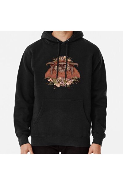 Hvit Stein سويت شيرت بطبعة تاج الزهرة لودو