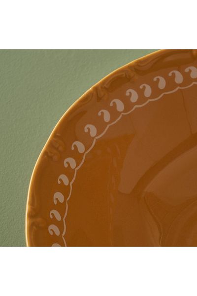 Bella Maison Mustard Colored Indian Salad Bowl - 23 cm