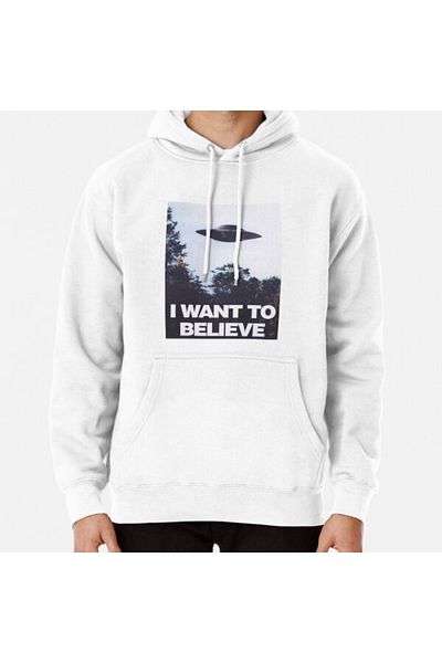 Hvit Stein Το X-Files I Want To Believe εμπριμέ φούτερ
