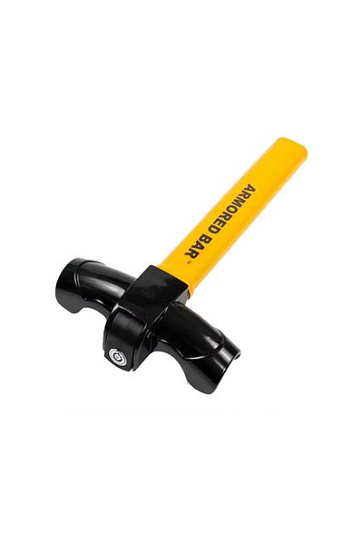 Choice Yellow Steering wheel lock, car safety rotation T-type steering wheel anti-theft lock Universal car