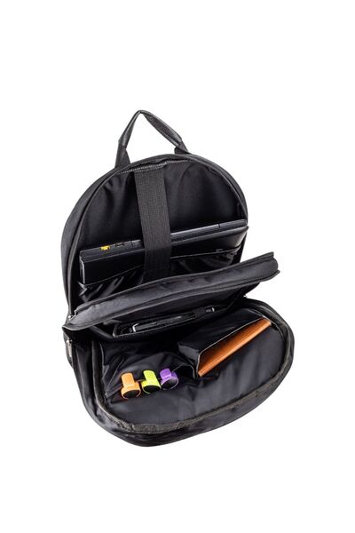 NS reliable حقيبة ظهر للكمبيوتر المحمول باللون الأسود مقاس 15.6-16-16.1-16.9 17-17.3-17.6 بوصة