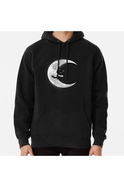 Hvit Stein Суитшърт с щампа Moon Hug