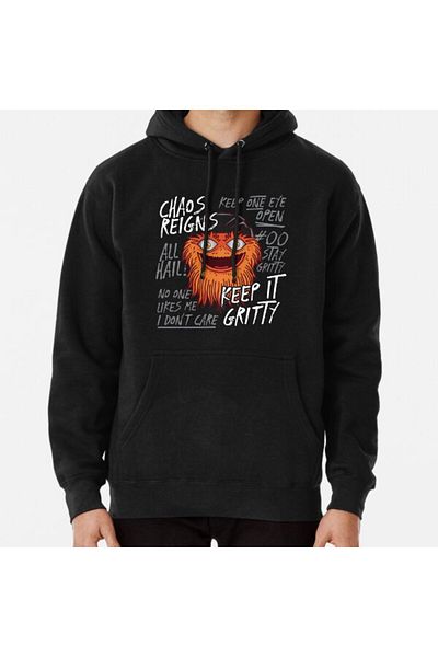 Hvit Stein Суитшърт с щампа Chaos Reigns Gritty Keep it
