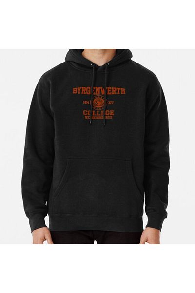 Hvit Stein Φούτερ με στάμπα Byrgenwerth College