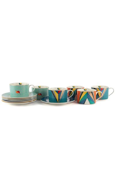 Mikasa Moor Billow 6-Piece Teacup Set - 220Cc