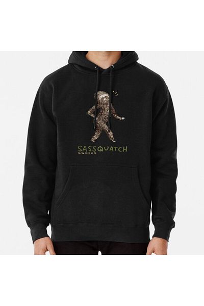 Hvit Stein Суитшърт с щампа Sassquatch