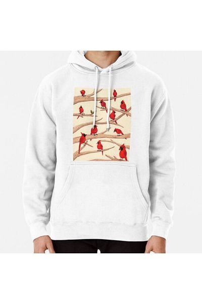 Hvit Stein Φούτερ με στάμπα Cardinals