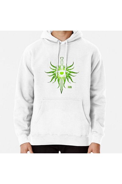 Hvit Stein Φούτερ με στάμπα Dragon Age Inquisition