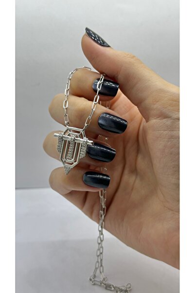 Selen’S Gümüş Yılbaşı Hediyesi Yeni Yıl Özel Kadın Serenay Sarıkaya Kolyesi Ataç Zincir 925 Ayar Gümüş Kolye